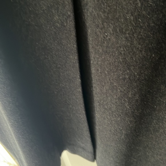 Calvin Klein long wool coat with faux beaver collar - Picture 7 of 10